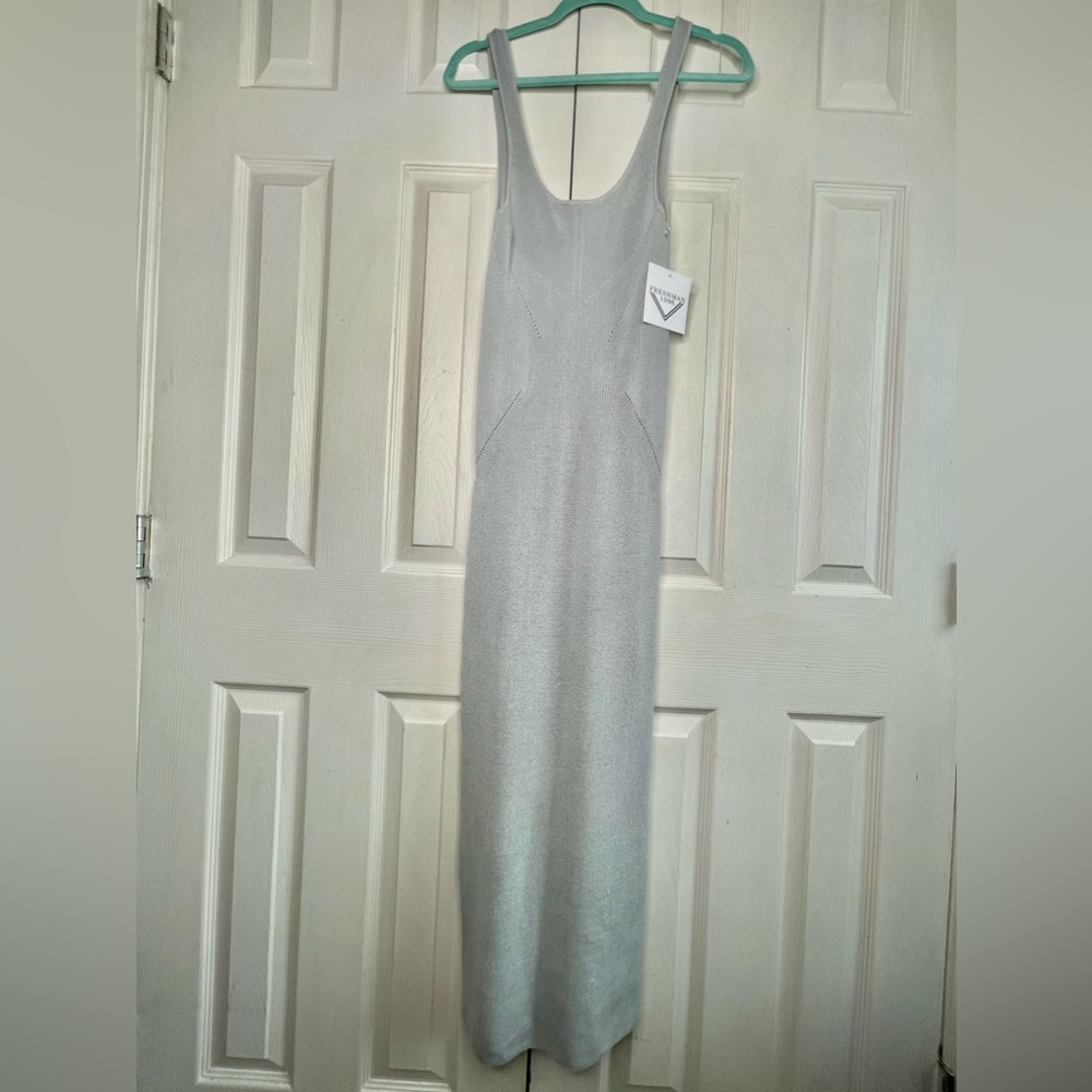 Sleeveless Sweater Midi Dress